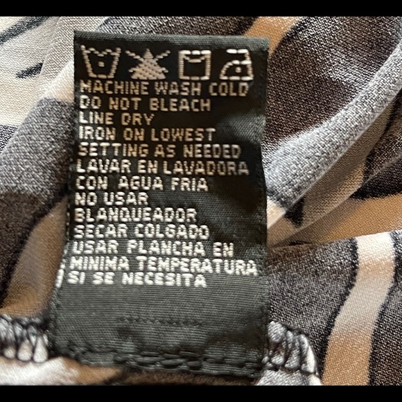 ⭕️Abstract Black-White-Grey Perception Jacket sz 8 - Picture 6 of 7